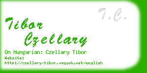 tibor czellary business card